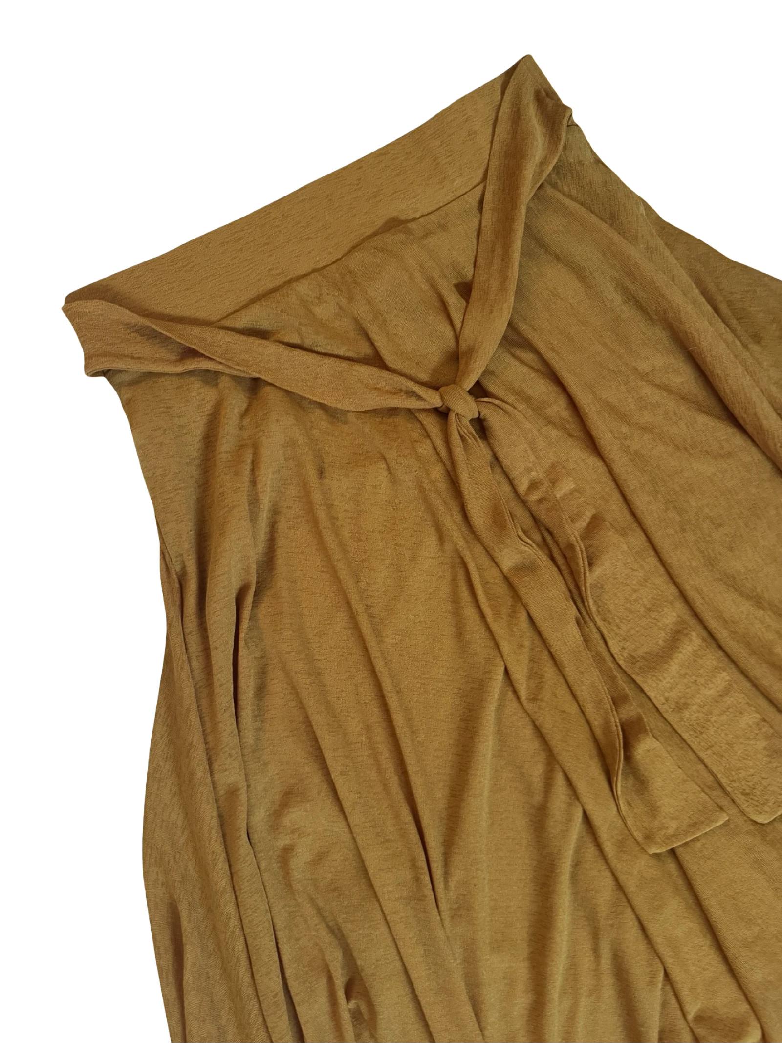 Esprit maxi skirt ocher yellow with stitch detail size M – photo 5